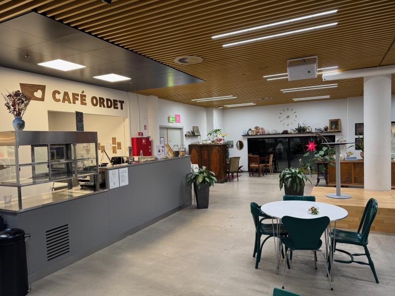 Café Ordet på Hovedbiblioteket