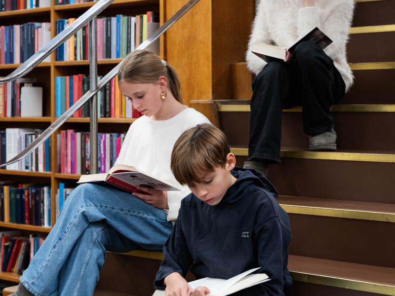 Unge på biblioteket